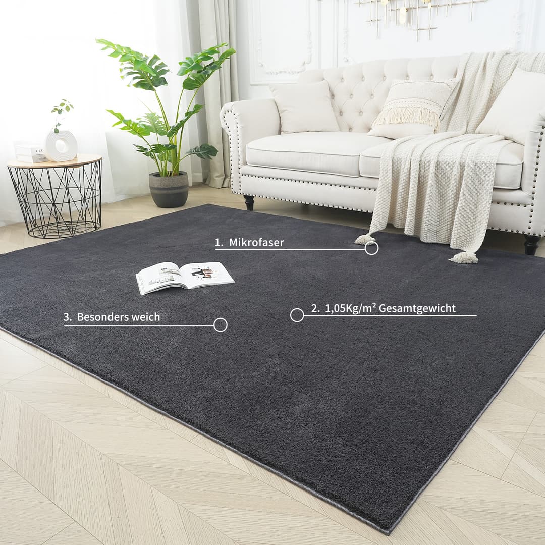OTTO home Teppich Cali 2 | Grau
