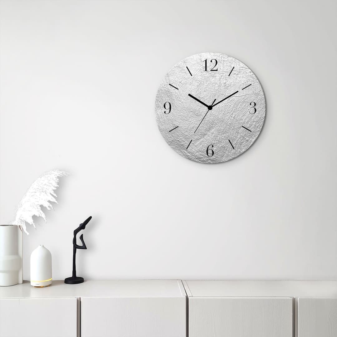 OTTO home Wanduhr Metalis | Silber