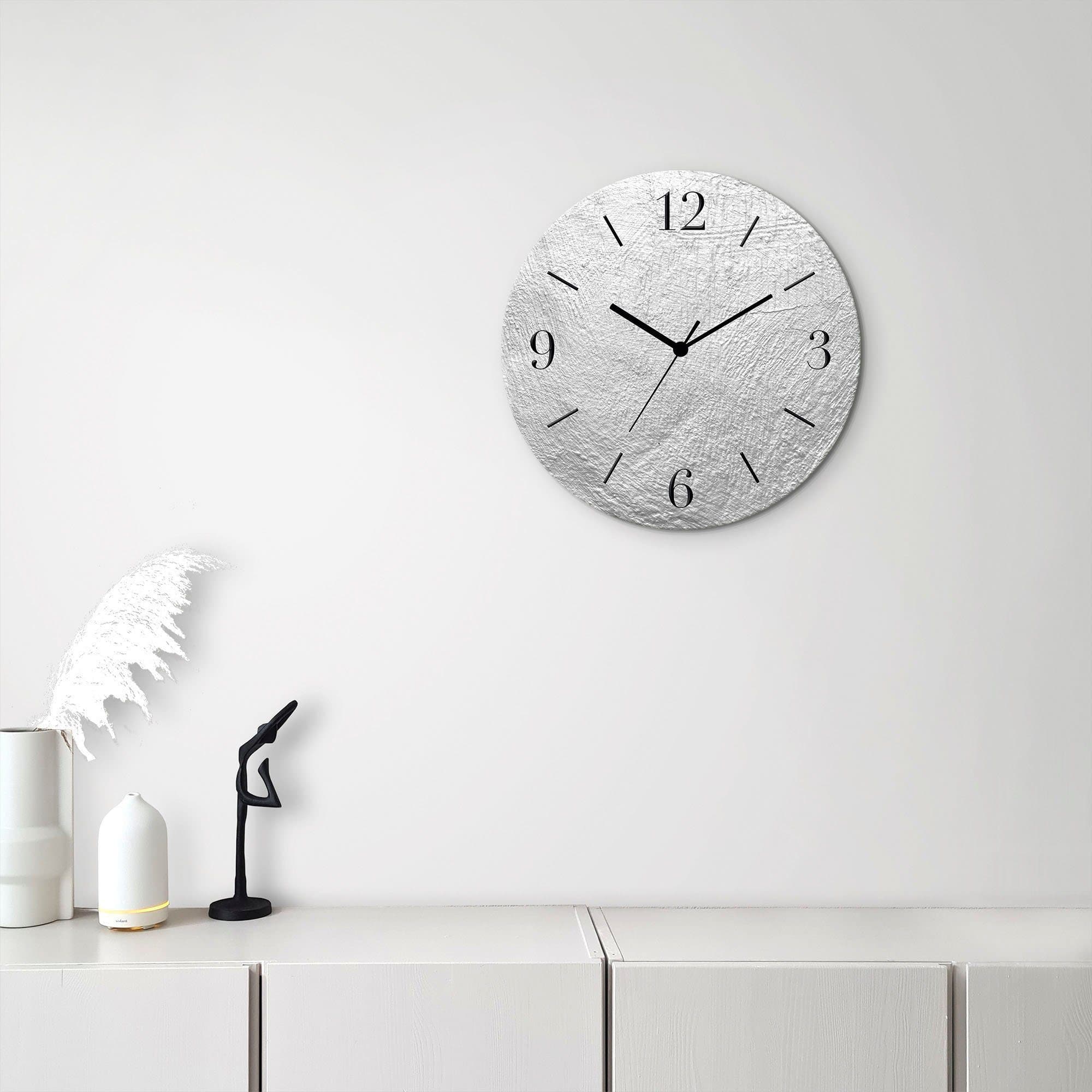 OTTO home Wanduhr Metalis | Silber