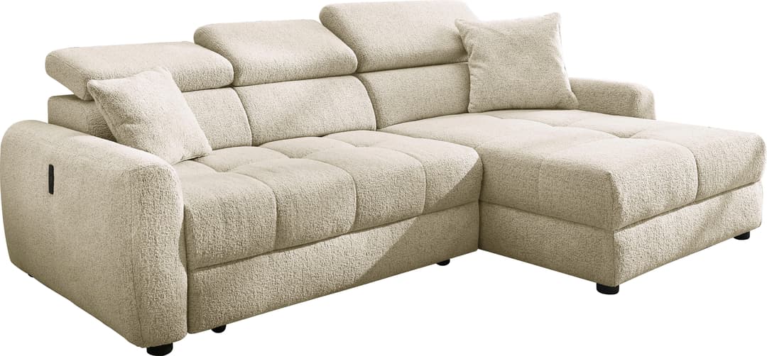 Jockenhöfer Gruppe Ecksofa Move L-Form | Beige
