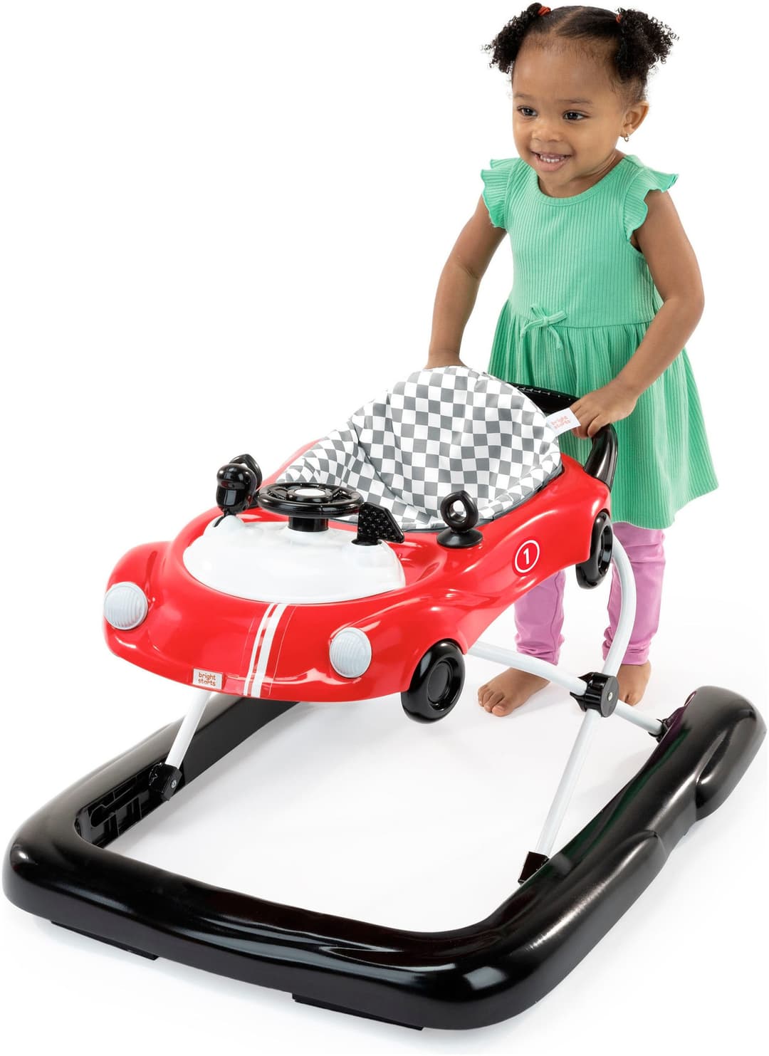 Bright Starts Lauflernhilfe Little Speedster™ 3-in-1 Car Walker – Rot