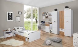 Ticaa Jugendzimmer-Set Lori | Weiß