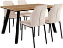 OTTO home Essgruppe Genf Tischgruppe | Holztöne