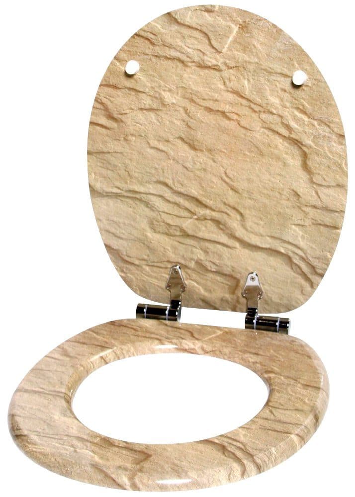 Sanilo WC-Sitz Sand Stone | Braun