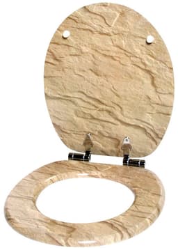 Sanilo WC-Sitz Sand Stone | Braun