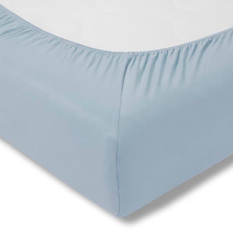 Estella Jersey-Stretch-Spannbetttuch | Blau