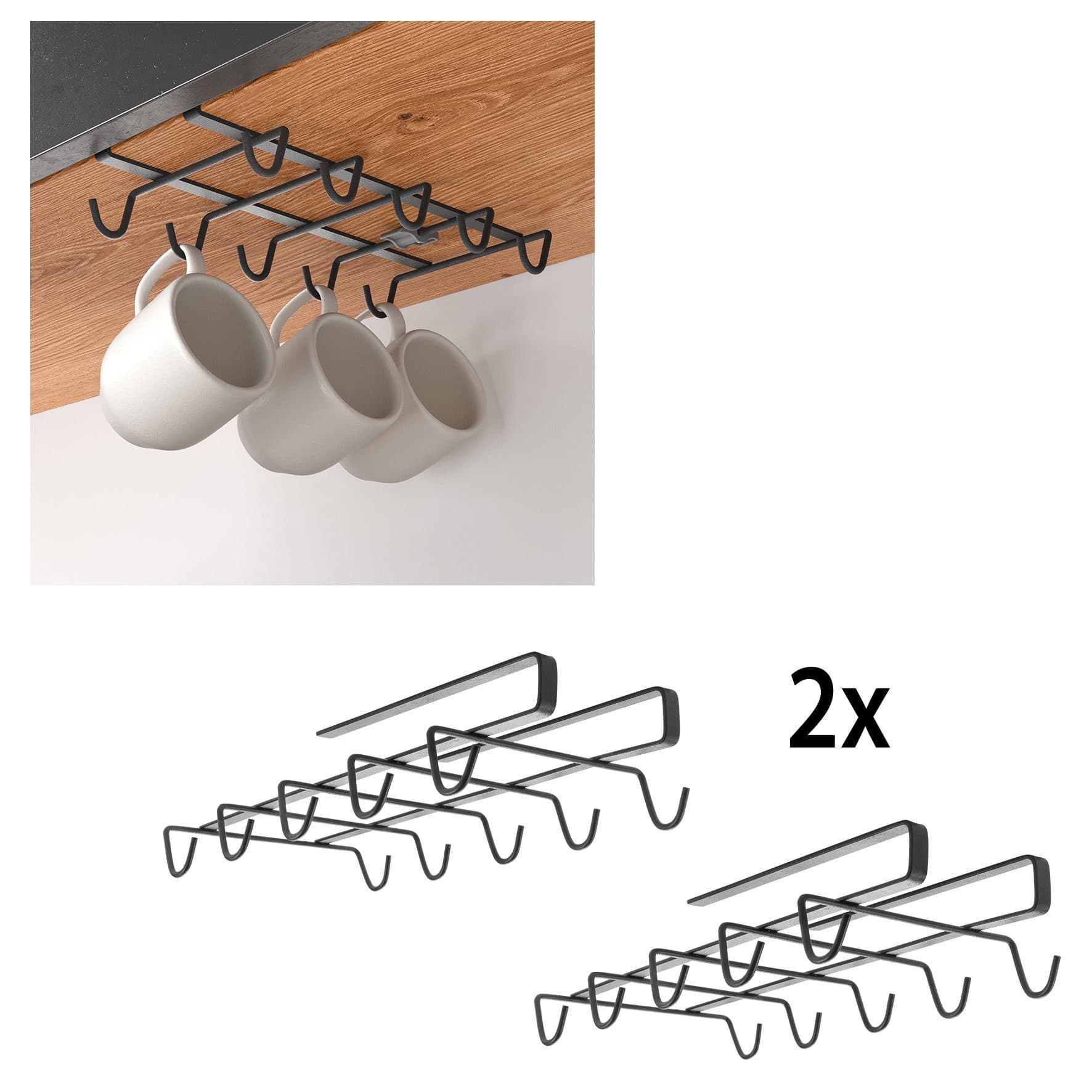 Metaltex Einhängekorb | Schwarz