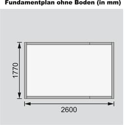 Karibu Verkaufshaus 1 | Holztöne
