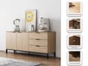 OTTO home Sideboard Jorinde | Holztöne 3