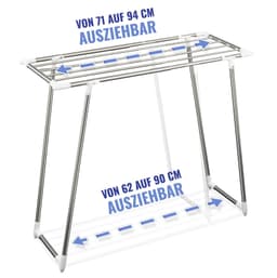 Maximex Wäscheständer Raumwunder | Silber