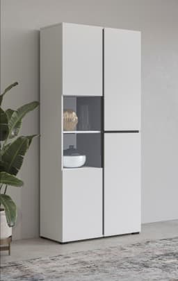OTTO home Vitrine Cross | Weiß