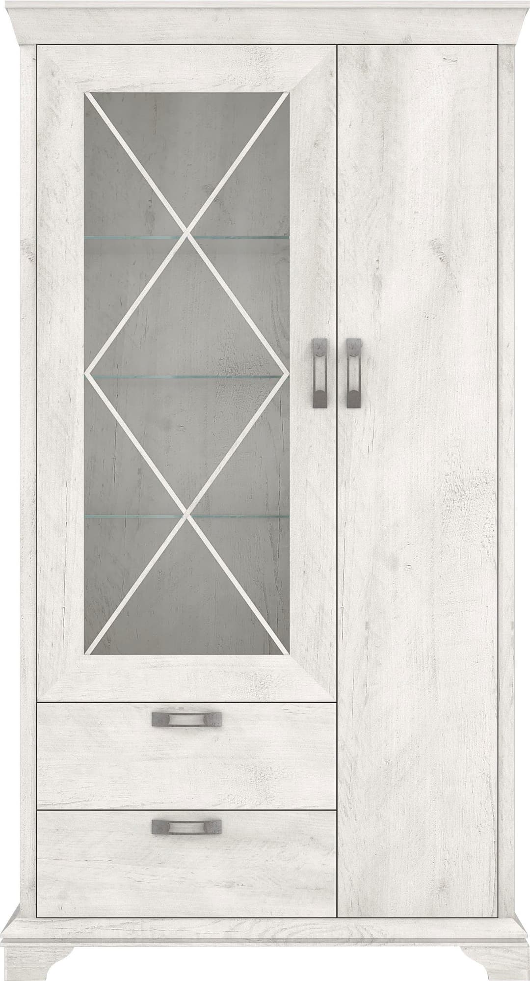 FORTE Vitrine Kashmir | Holztöne