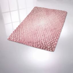 Kleine Wolke Badematte Cory | Rosa