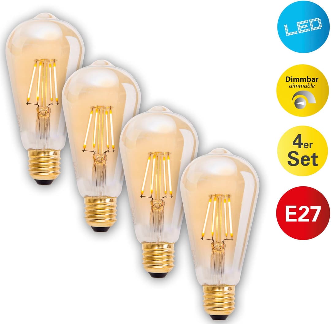 näve LED-Leuchtmittel Dilly | Holztöne