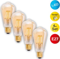 näve LED-Leuchtmittel Dilly | Holztöne