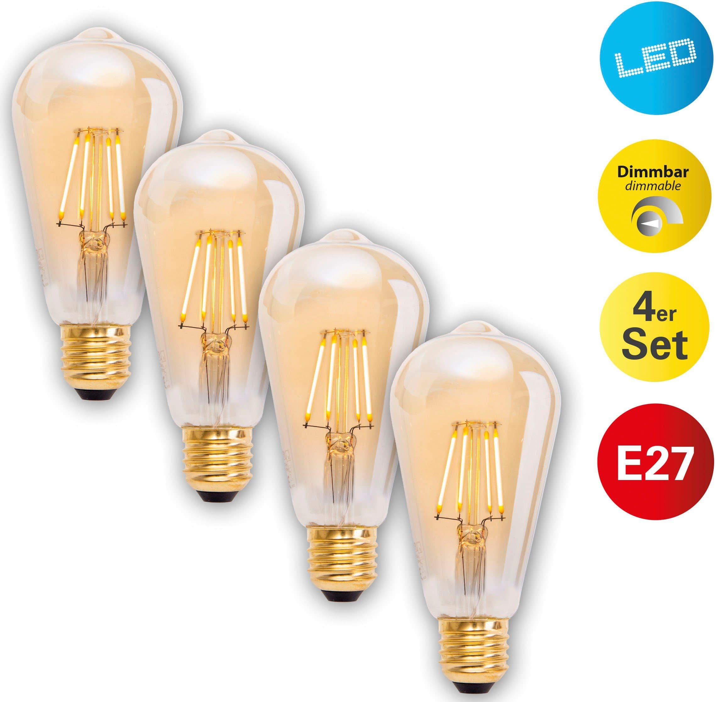 näve LED-Leuchtmittel Dilly | Holztöne