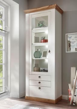 Home affaire Vitrine Cremona Höhe 204 cm | Weiß