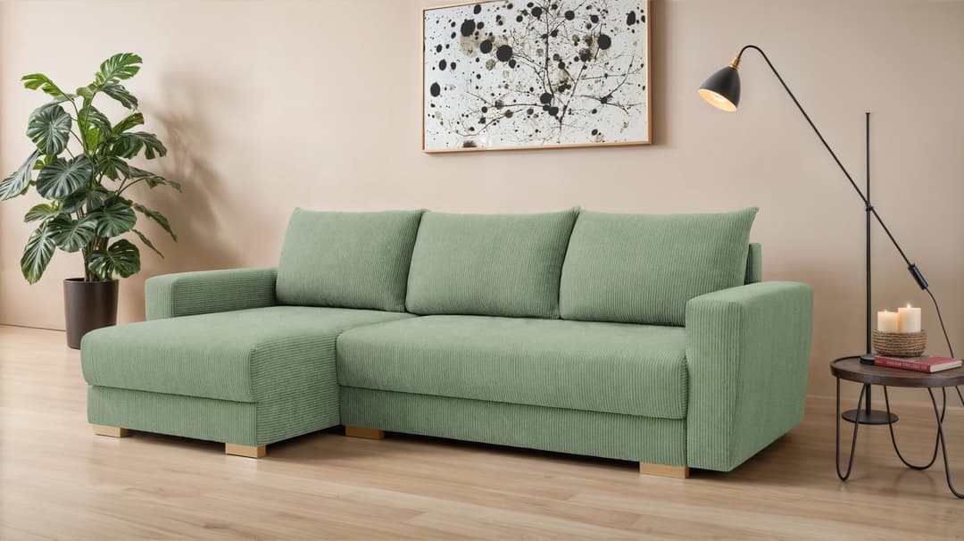 Home affaire Ecksofa MAGHERA | Grün