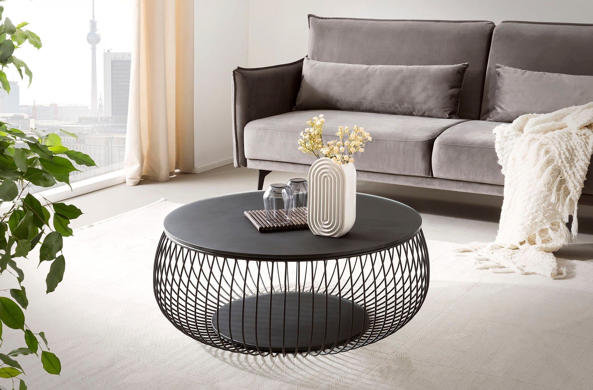 SalesFever Couchtisch Coffeetable | Schwarz