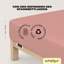 Schlafgut EASY JERSEY Spannbettlaken | Rosa