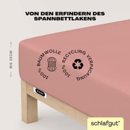 Schlafgut EASY JERSEY Spannbettlaken | Rosa