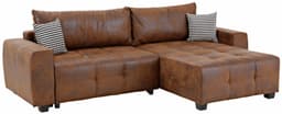 Home affaire Ecksofa Bella L-Form | Braun