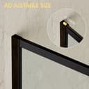 welltime Badewannenaufsatz Block | Schwarz 5