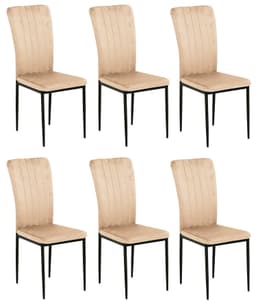 Home affaire 4-Fußstuhl Bergamo | Beige