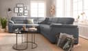 sit&more Ecksofa Montego L-Form | Grau