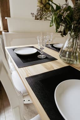 WENKO Platzset Diana | Schwarz