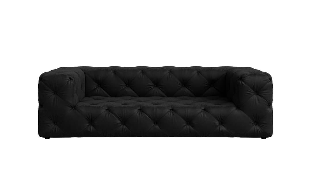 Home affaire 3-Sitzer FOLLINA | Schwarz