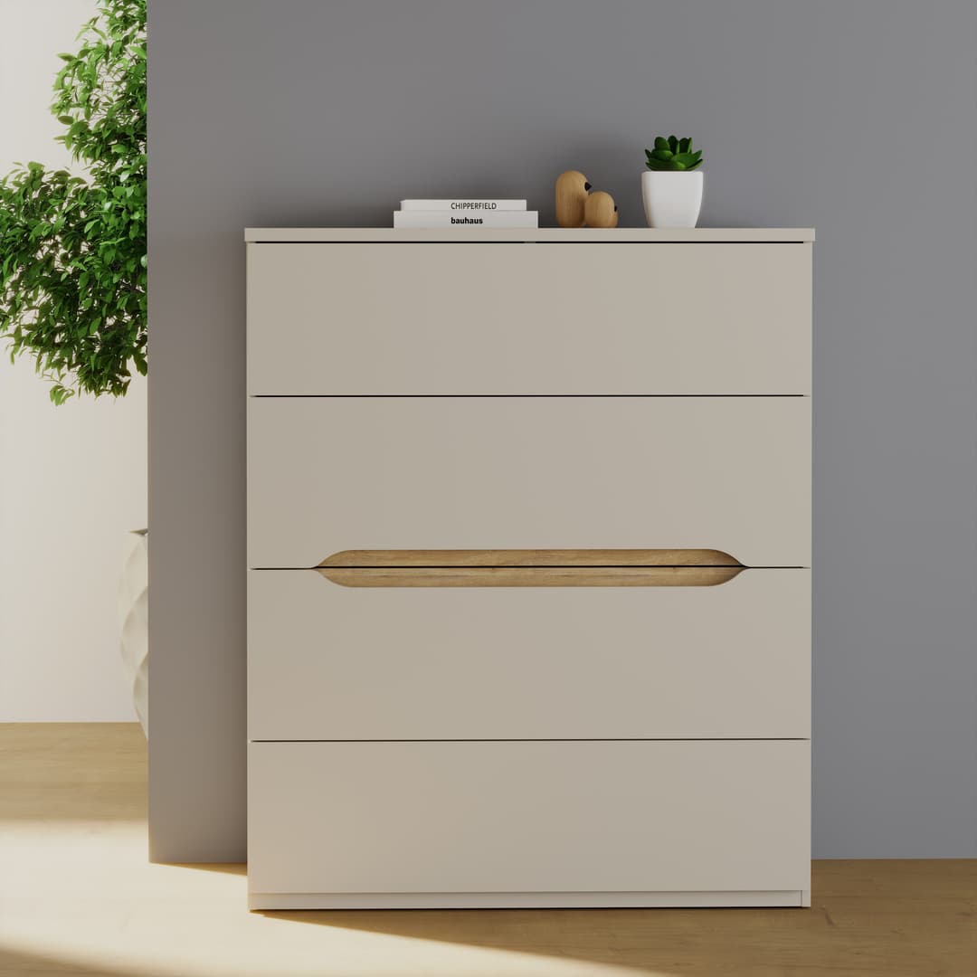 FORTE Hochkommode | Beige