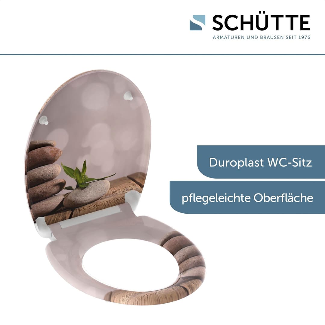 Schütte STONE PYRAMID WC-Sitz | Mehrfarbig