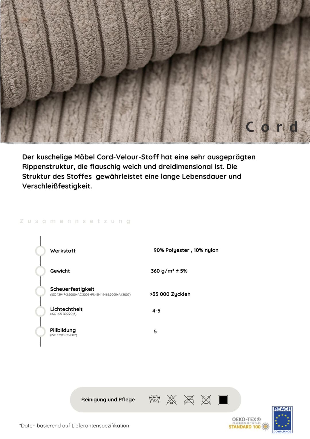 COLLECTION AB Ecksofa Toni L-Form | Beige
