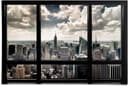 Reinders! Poster New York Fenster | Mehrfarbig
