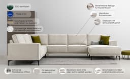 OTTO home Wohnlandschaft OLAND U-Form | Beige