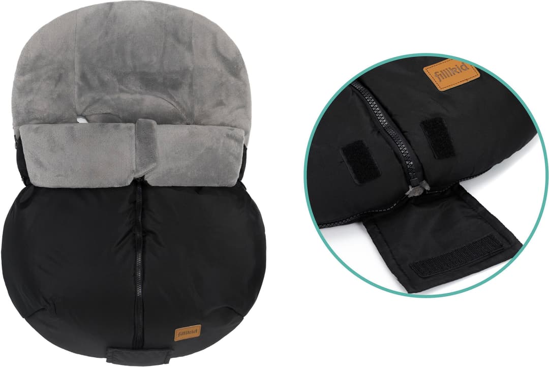 Fillikid Fußsack Sella | Schwarz