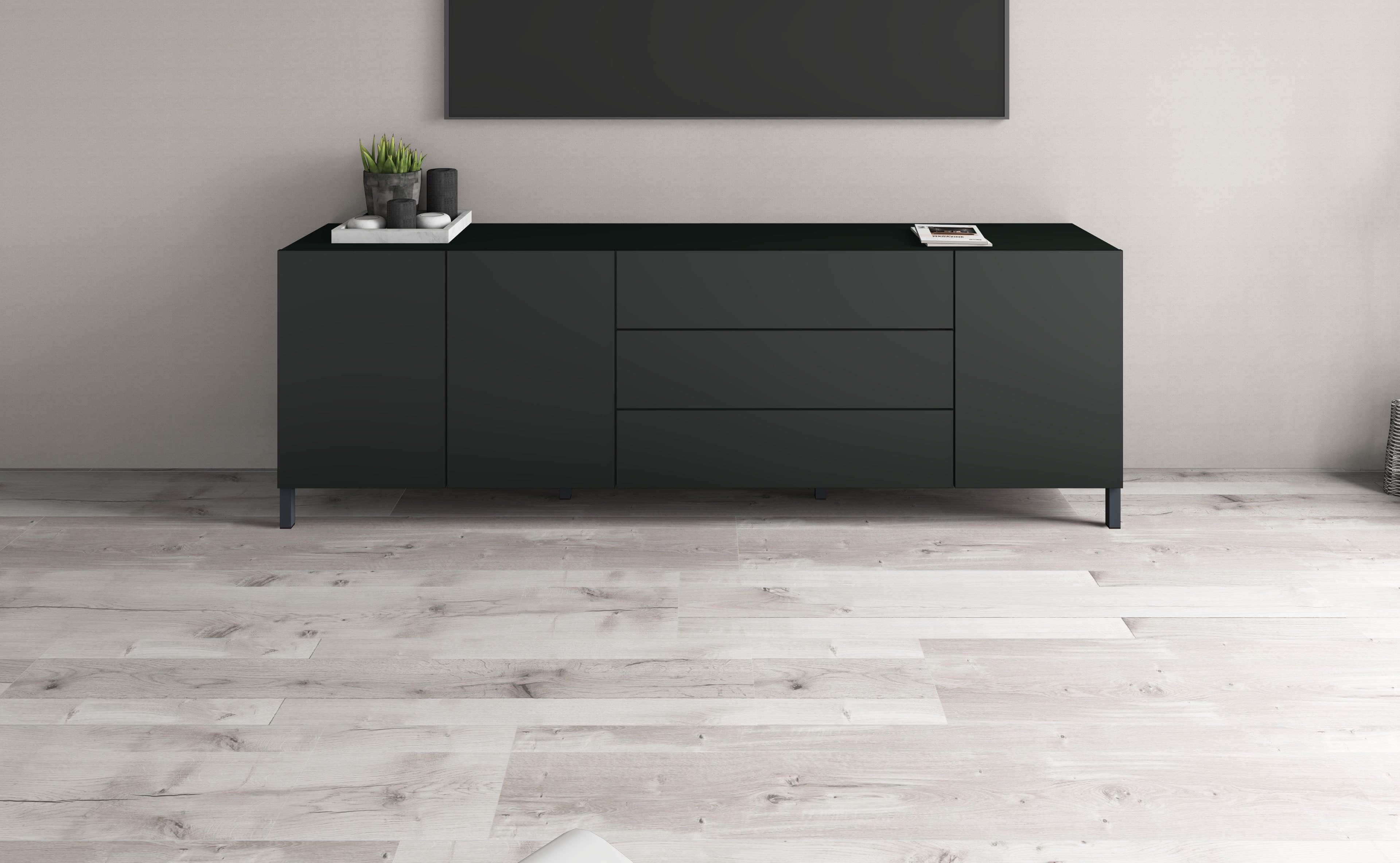 borchardt Möbel Sideboard Sophia | Schwarz