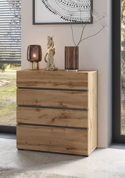 OTTO home Schubkastenkommode Cross | Holztöne