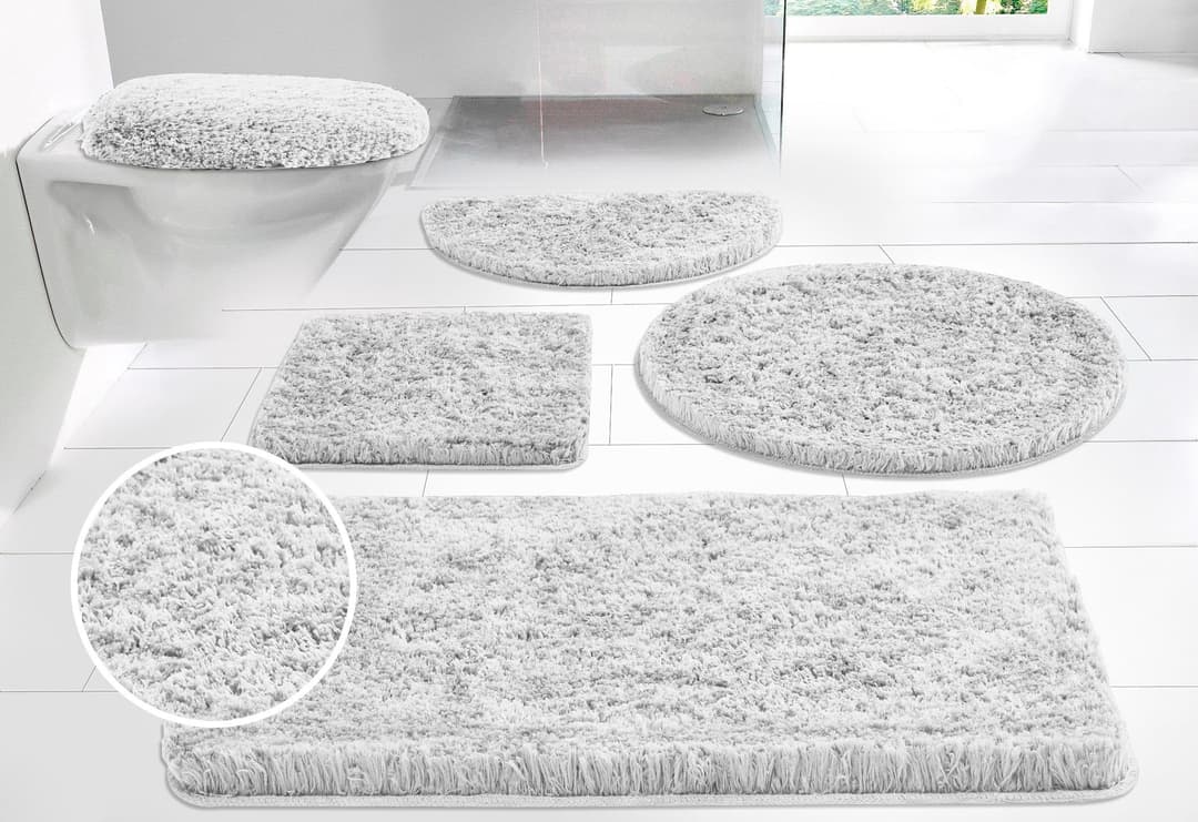 OTTO home Badematte Micro exclusiv | Silber