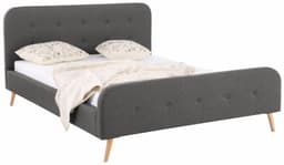 Home affaire Polsterbett Amrum | Grau