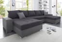COLLECTION AB Wohnlandschaft Josy XXL U-Form | Grau
