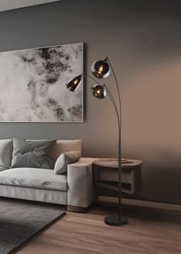TRIO Leuchten Stehlampe Lumina | Schwarz