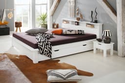 OTTO home Massivholzbett KERO | Weiß