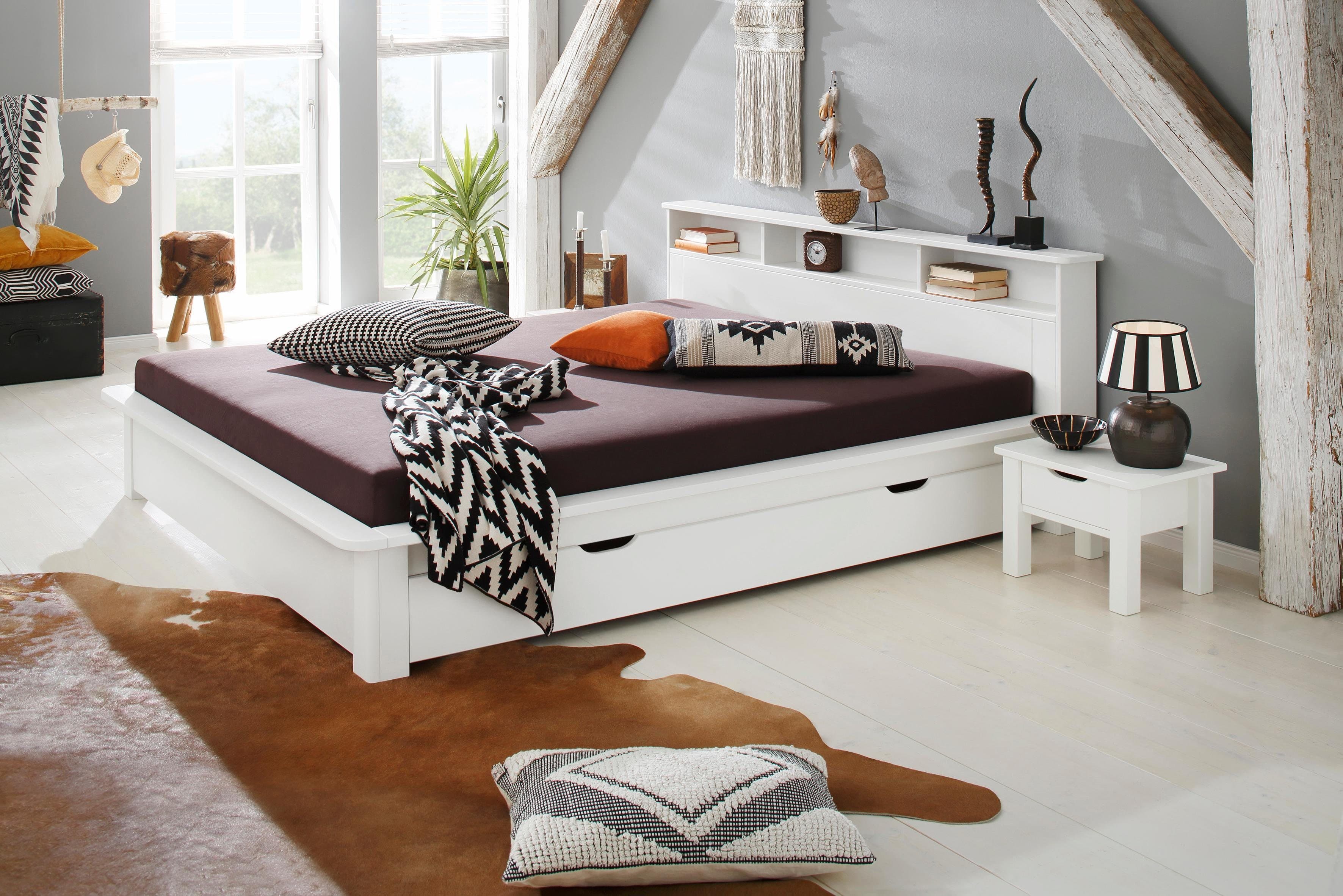 OTTO home Massivholzbett KERO | Weiß