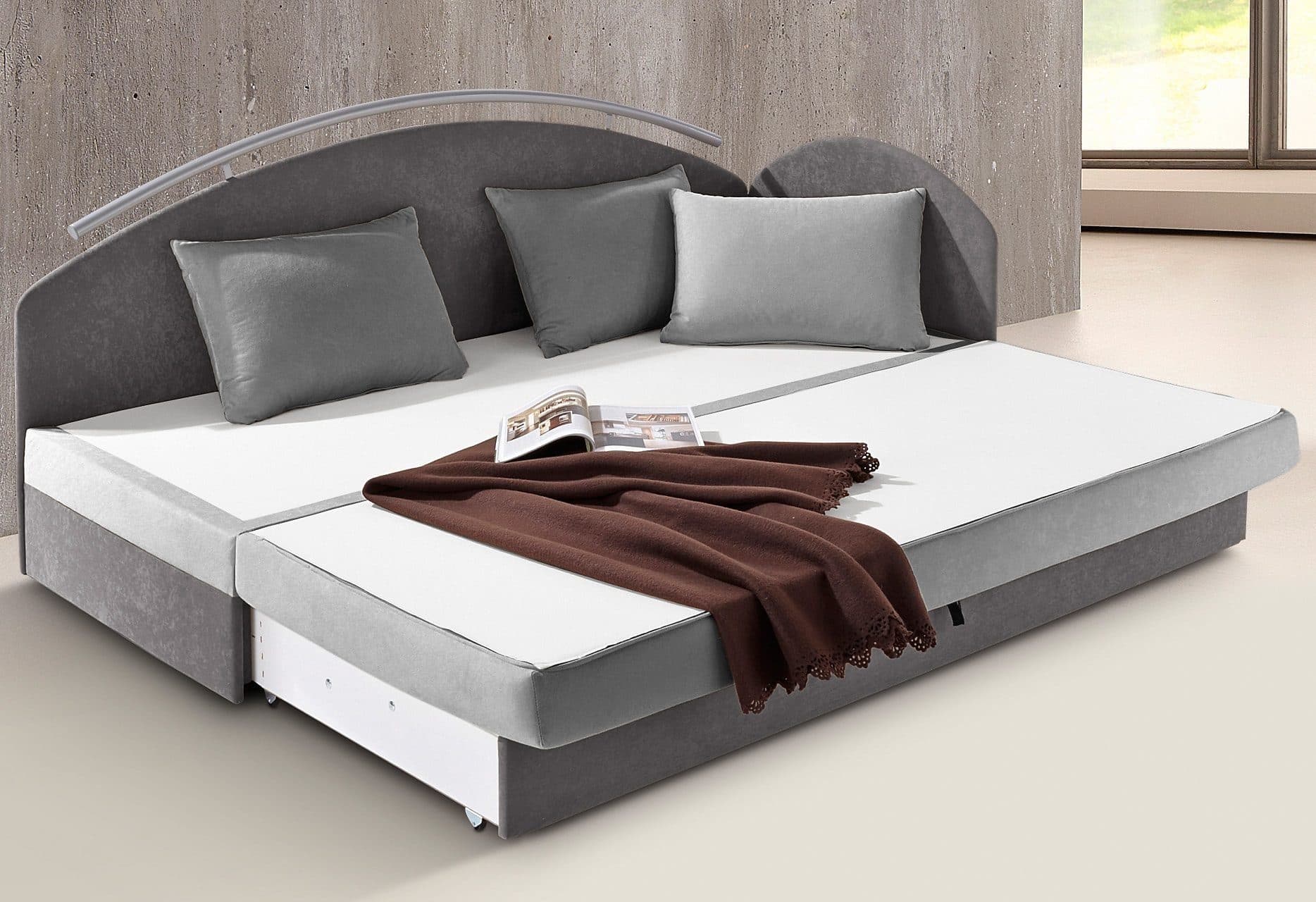Maintal Schlafsofa | Grau