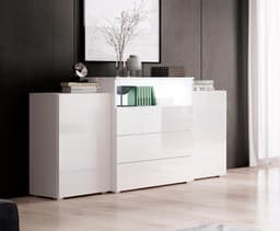Home affaire Sideboard URBAN III | Weiß
