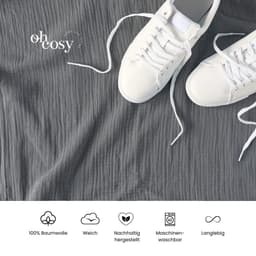 Oh cosy Bettwäsche Sally | Grau