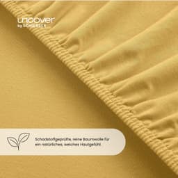 uncover by SCHIESSER Spannbettlaken New Jersey | Gelb