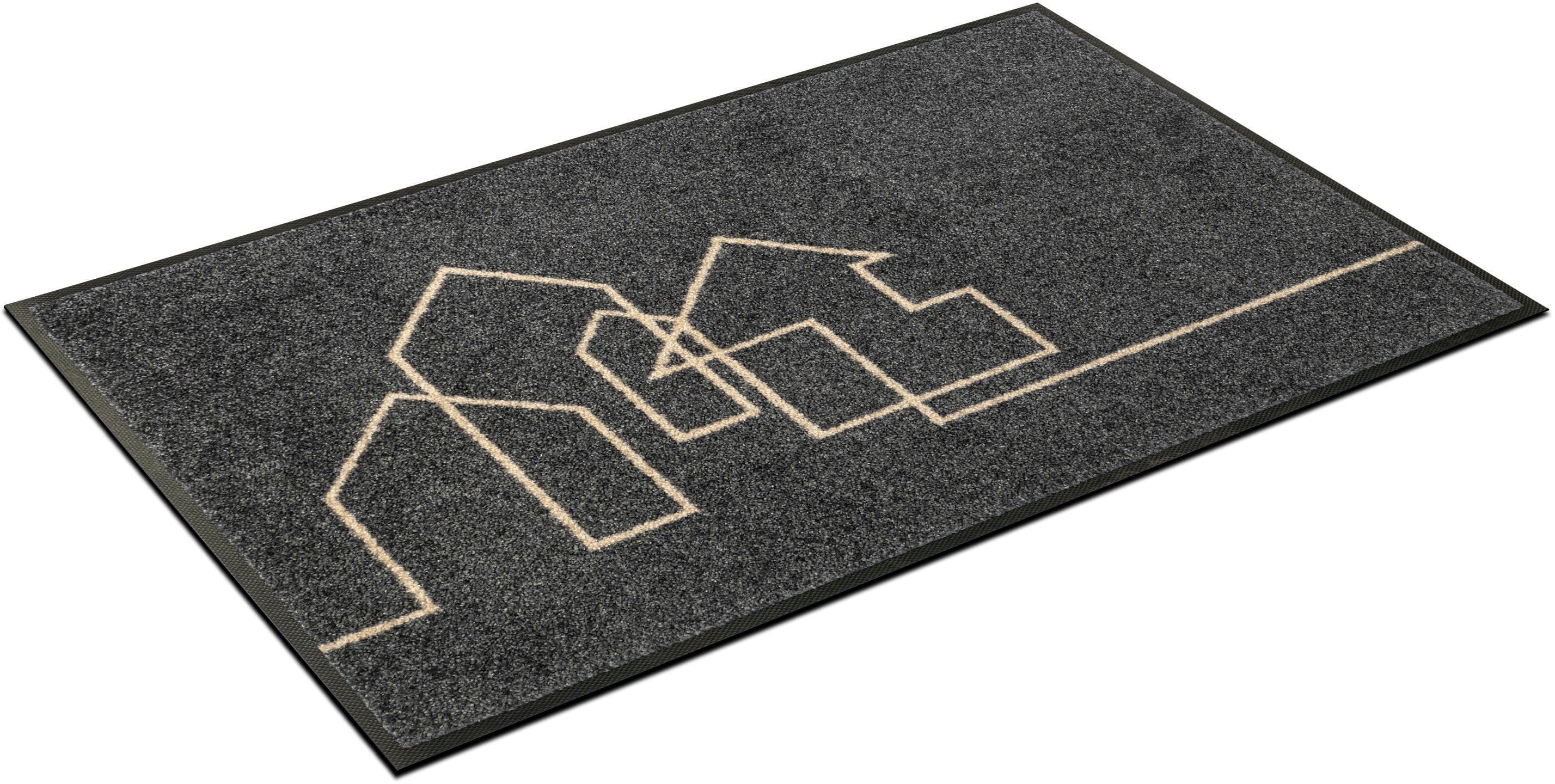 wash+dry by Kleen-Tex Fußmatte Linestreet | Grau